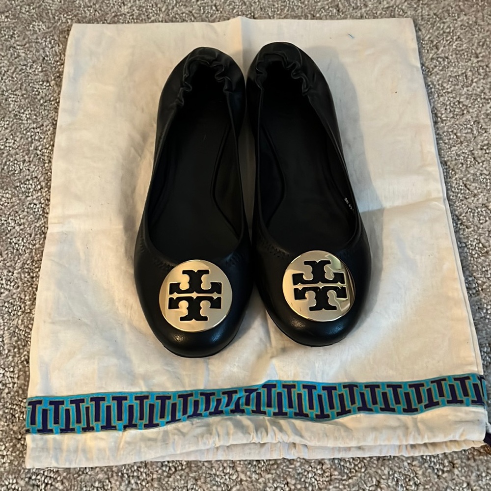 Black Tory Burch ballet flat